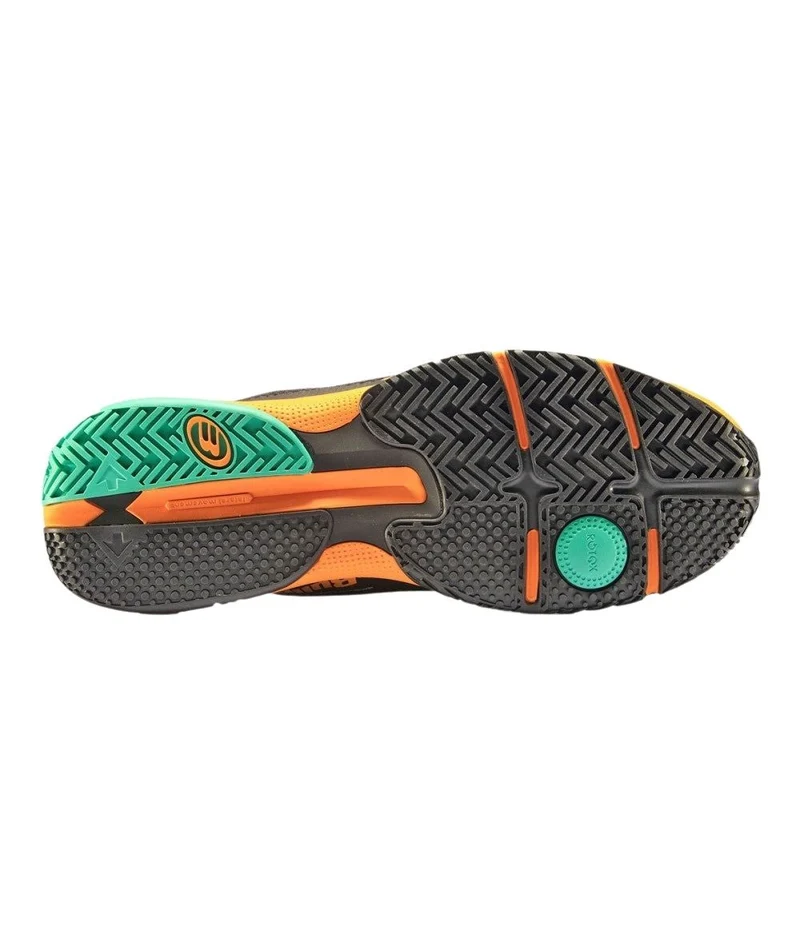 Bullpadel Padel schoen Tennisschoen Vertex Hybrid 22V Heren Zwart