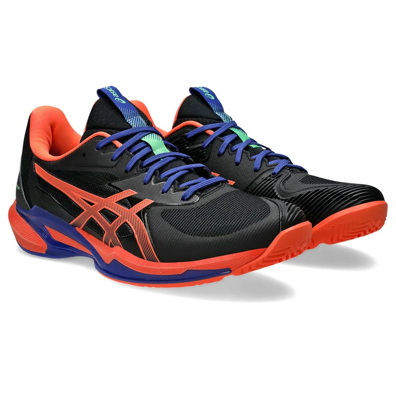 Asics Padelschoen Solution Speed FF 3 Padel Heren Zwart - Coral