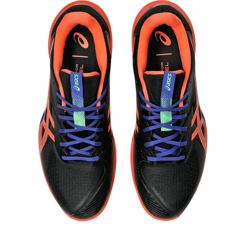 Asics Padelschoen Solution Speed FF 3 Padel Heren Zwart - Coral