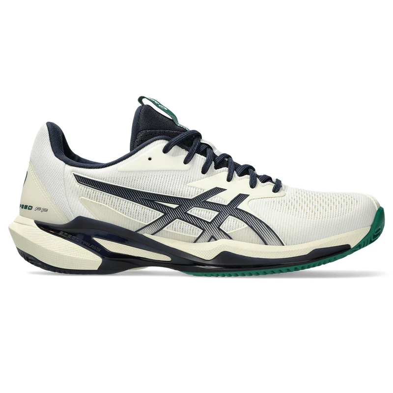 Asics Tennisschoen Solution Speed FF 3 Clay Heren Wit Groen