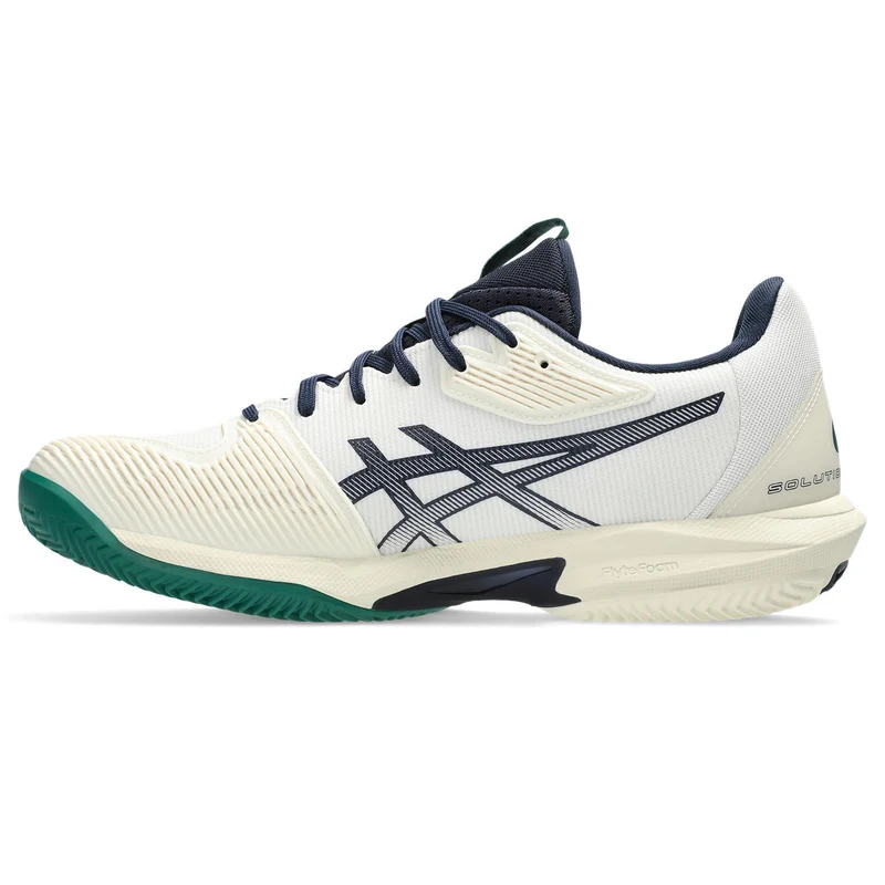 Asics Tennisschoen Solution Speed FF 3 Clay Heren Wit Groen