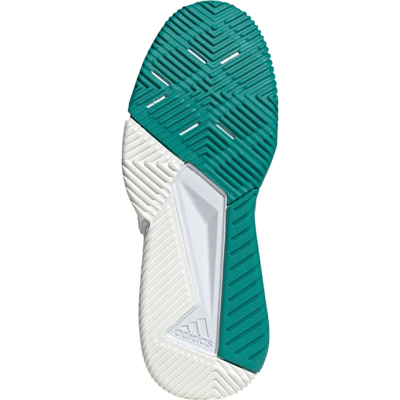 Adidas Padelschoen Courtquick Padel Heren Wit Groen