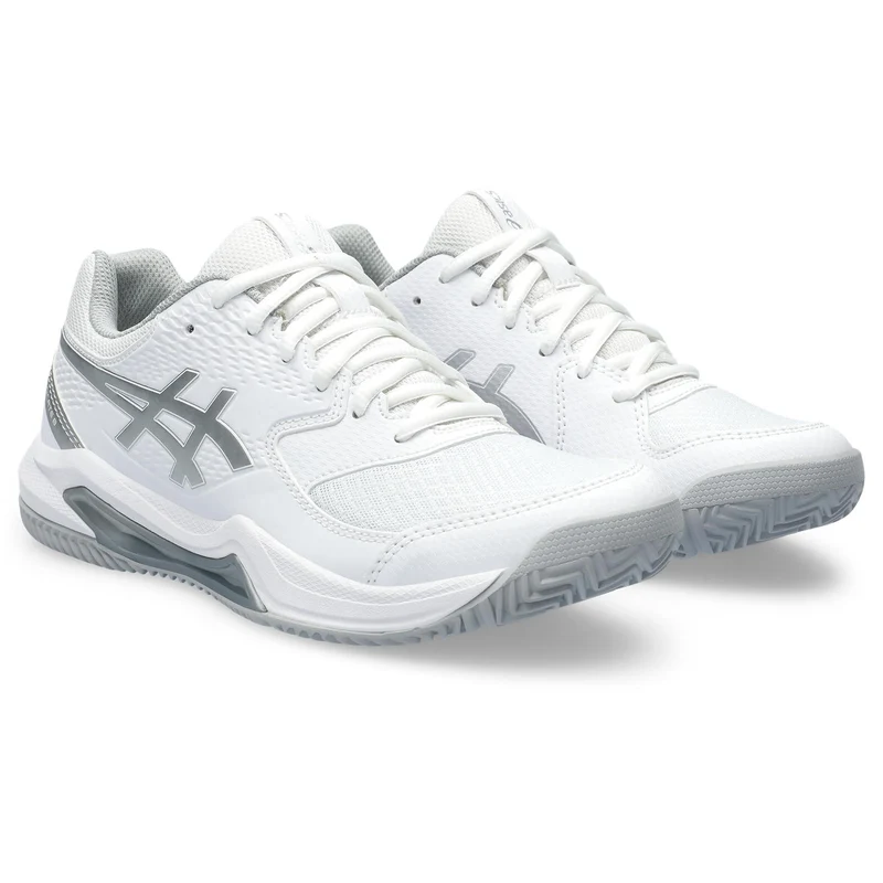 Asics Padelschoen Gel Dedicate 8 Padel Dames Wit - Zilver