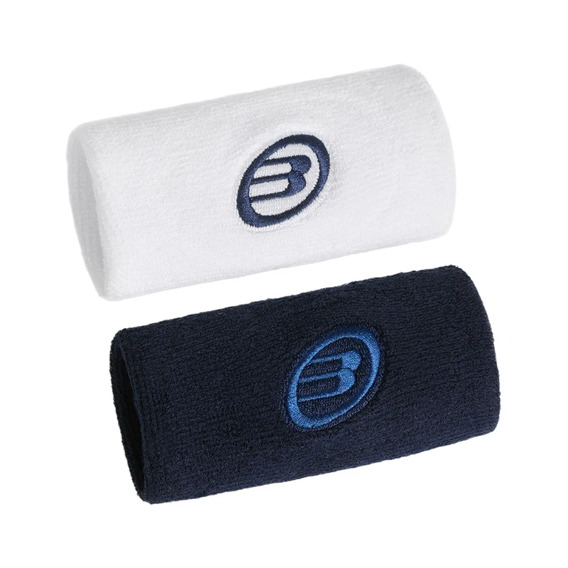 Muñequeras BULLPADEL BPMU262 I Blanco/Azul
