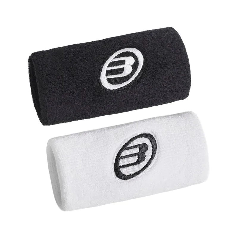 Muñequeras BULLPADEL BPMU262 I Negro/Blanco