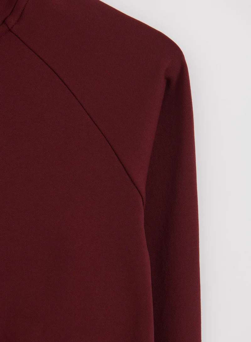 Merlot Shape Seamless Zip Jacket