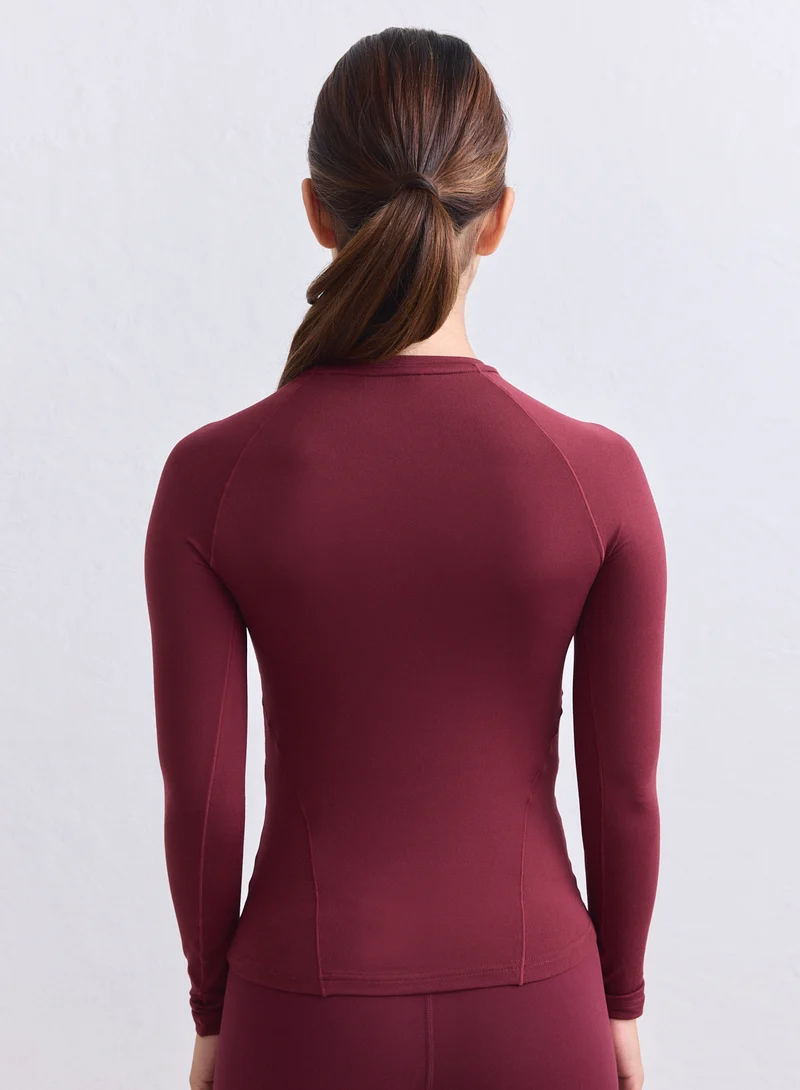 Merlot Soft Basic Long Sleeve
