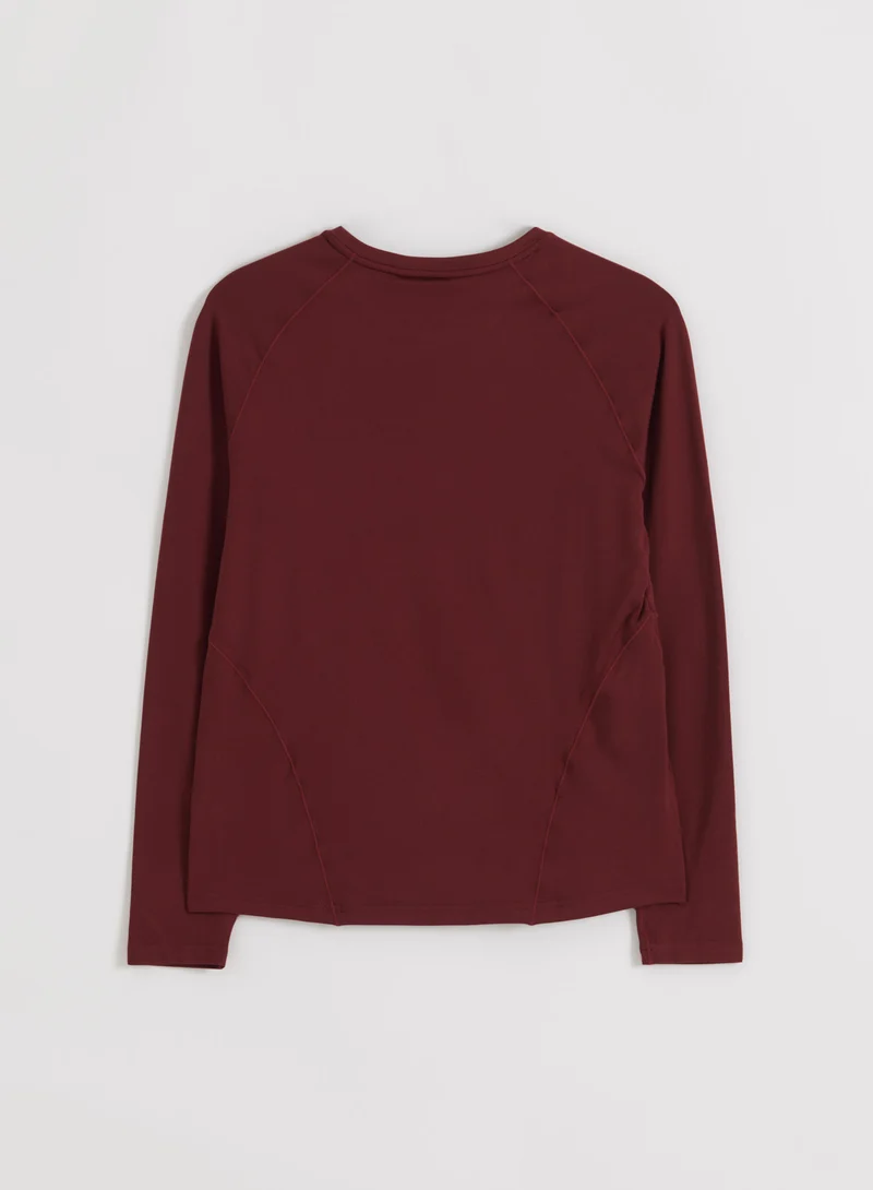 Merlot Soft Basic Long Sleeve