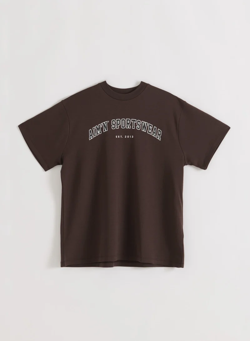 Chocolate Varsity Boyfriend T-shirt