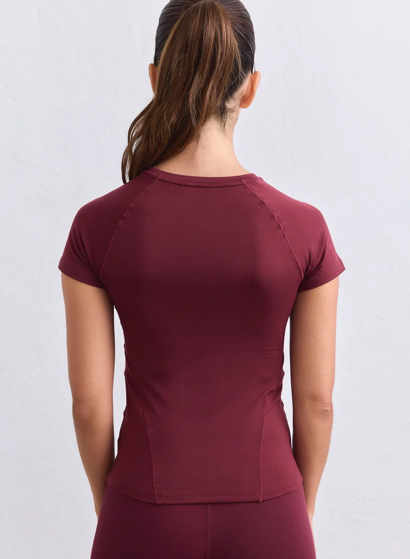 Merlot Soft Basic Short Sleeve