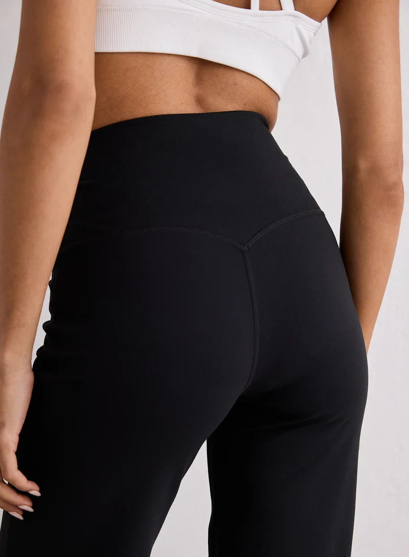Black Sense Straight Leg Tall Tights