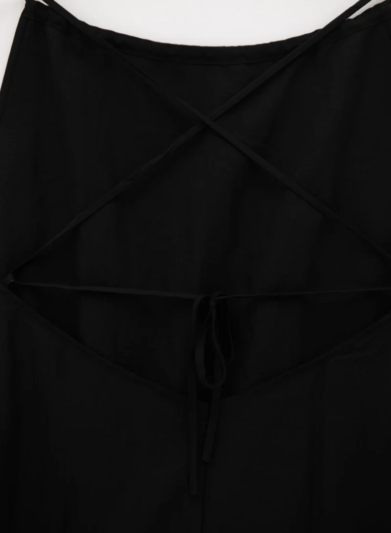 Black Riviera Short Dress