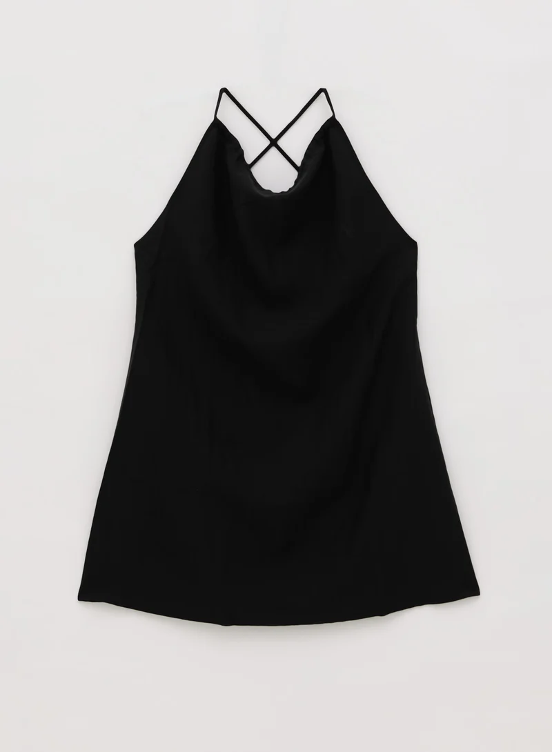 Black Riviera Short Dress