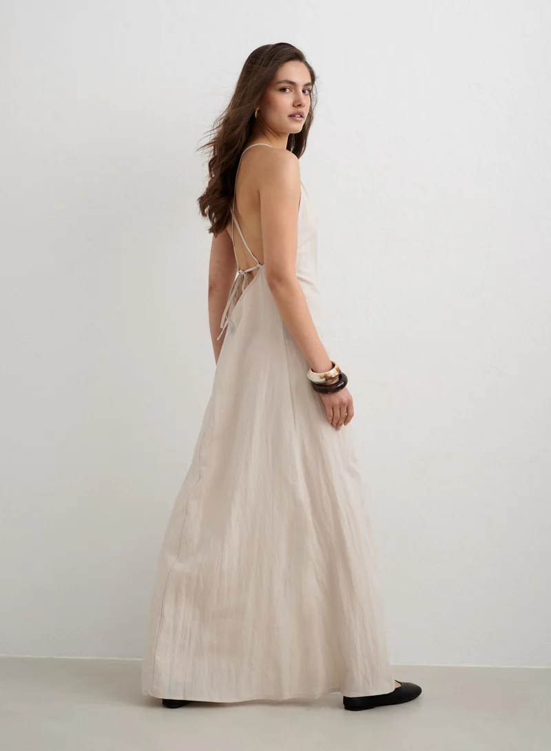 Sand Riviera Maxi Dress