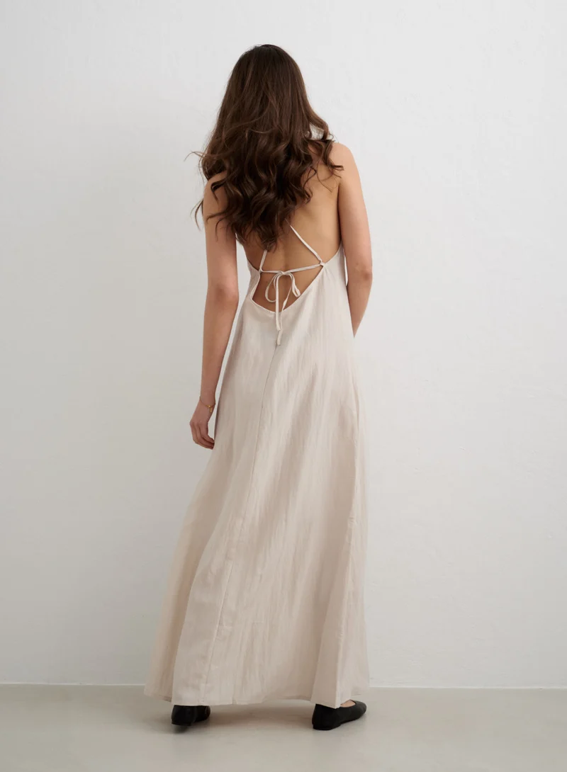 Sand Riviera Maxi Dress