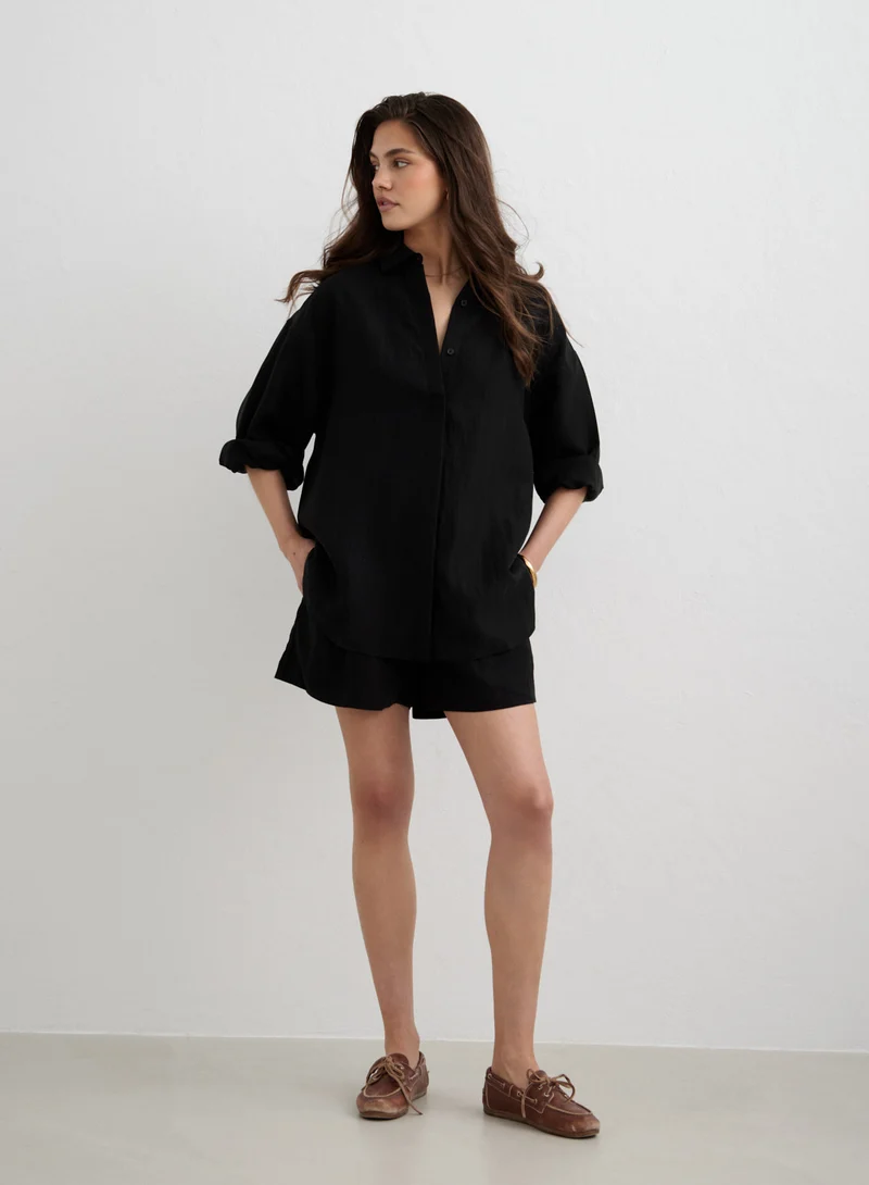 Black Riviera Shirt