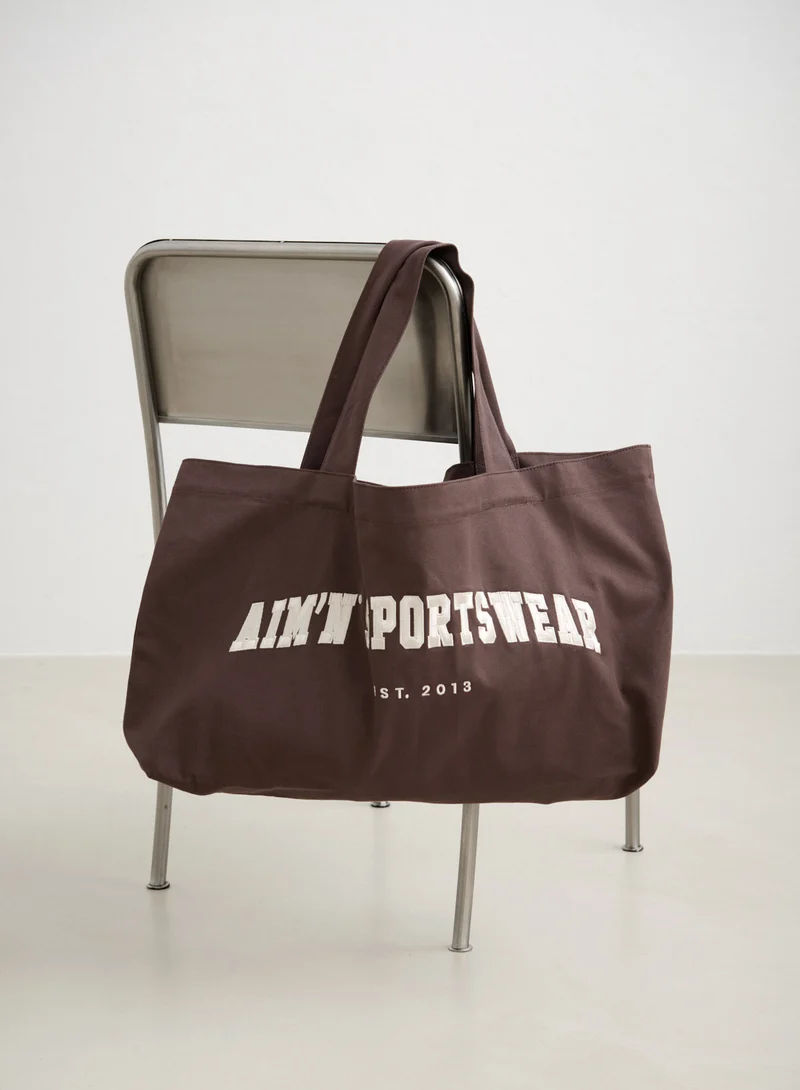 Macchiato Varsity Tote Bag
