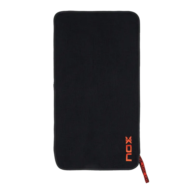 Toalla NOX Algodón Negro/Rojo 50x90cm