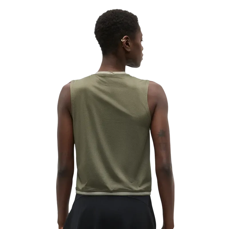 Camiseta de Tirantes Asics Game Dark Olive Mujer 2026