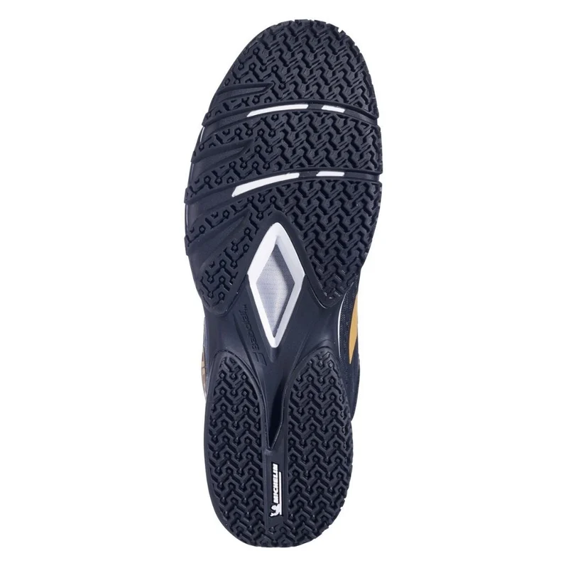 Babolat Jet Premura 3 Men Padel Shoes (Black/Gold)