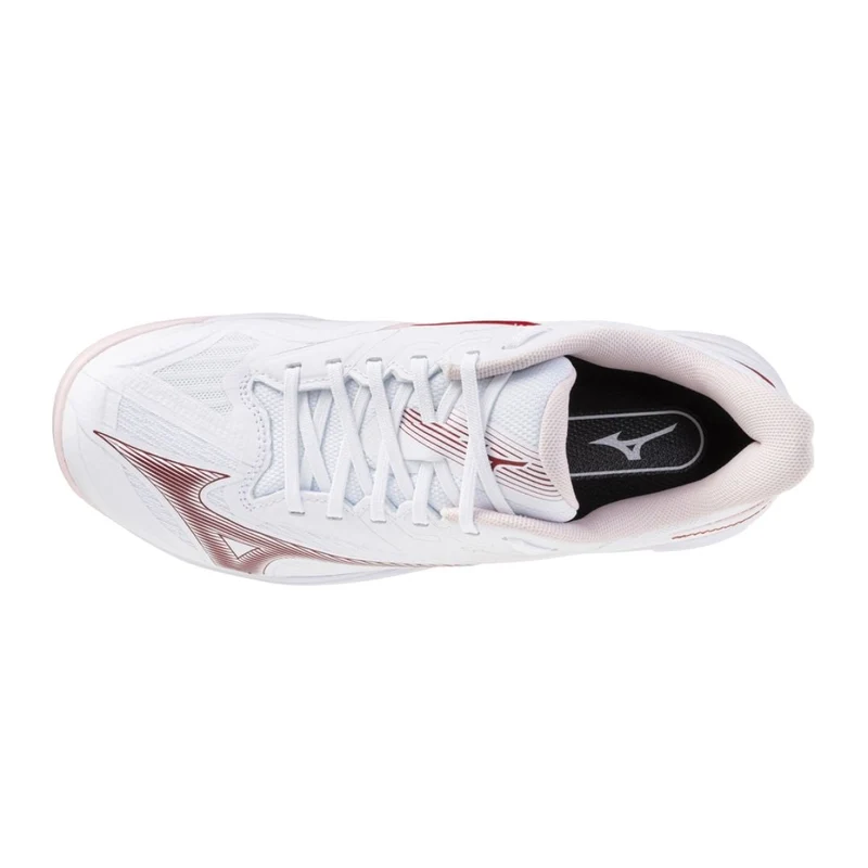 Mizuno Wave Exceed Court CC Women (White/Pinkesque/Barbados Cherry)