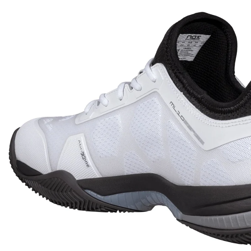 Nox Nerbo Padel Shoes (White/Raven)