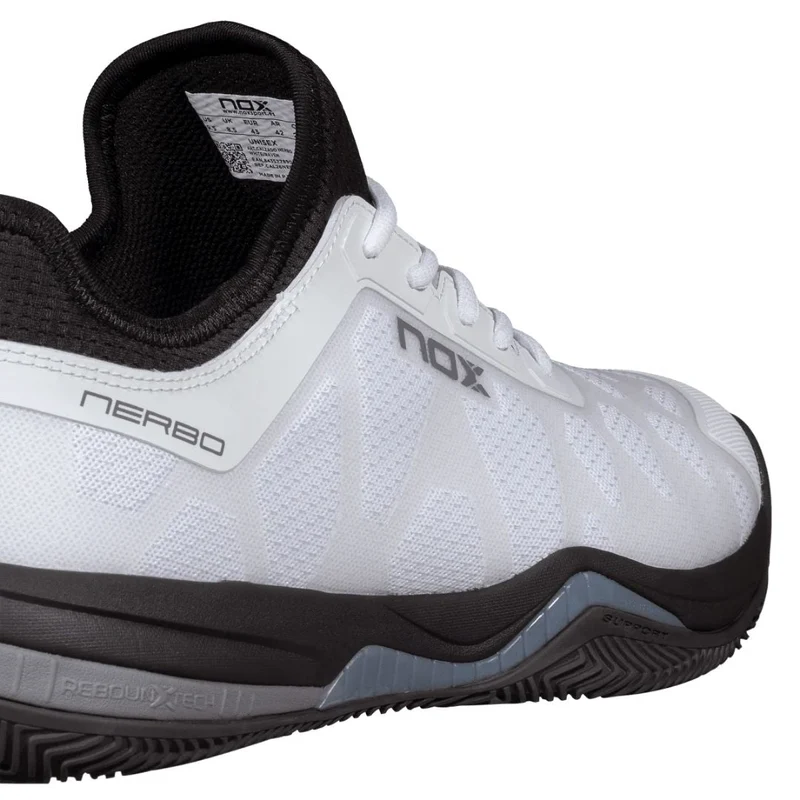 Nox Nerbo Padel Shoes (White/Raven)