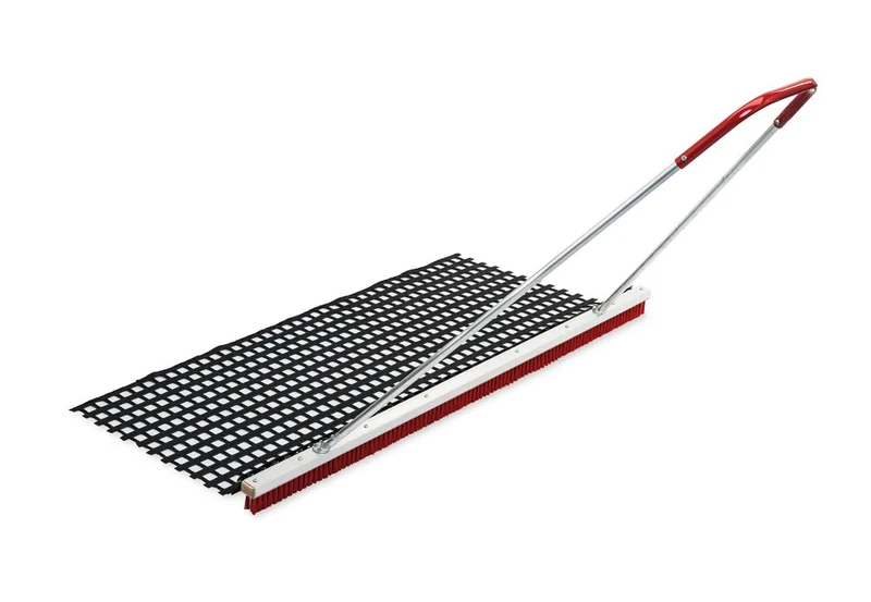 Bürstenmatte Platzfit 150 cm mit Alu-Bügel