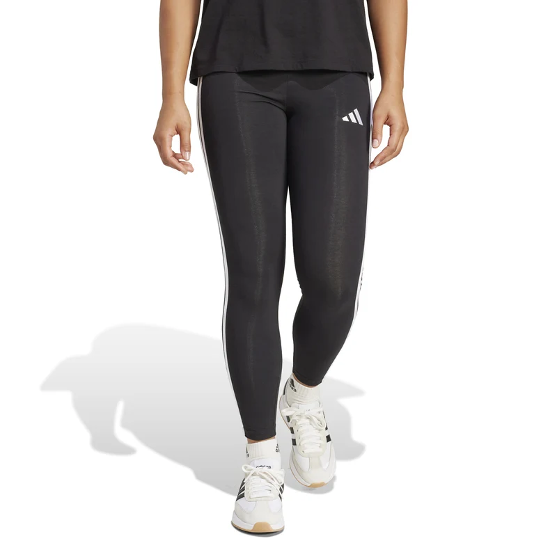 Essentials 3 Stripes SJ Tight Damen-Schwarz