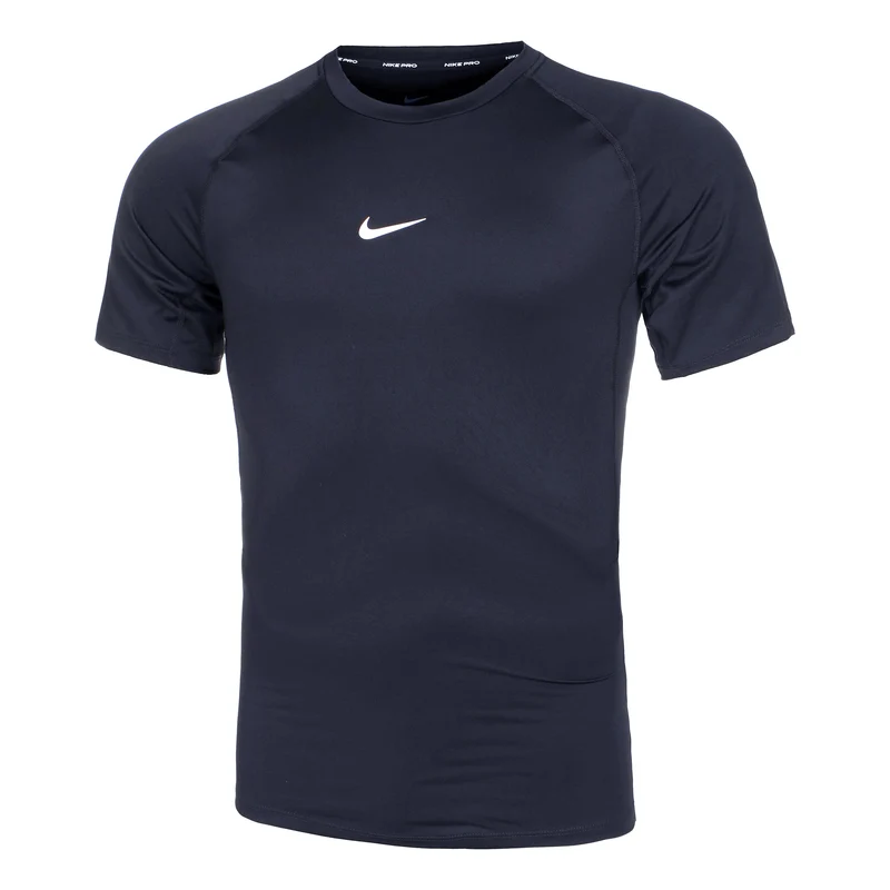Dri-Fit Pro T-Shirt Herren - dunkelblau, weiß