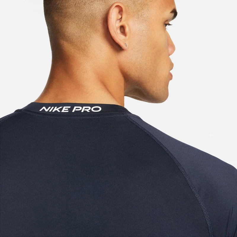 Dri-Fit Pro T-Shirt Herren - dunkelblau, weiß