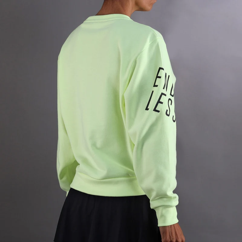 Swell Sweatshirt Damen-Neongelb,Dunkelblau