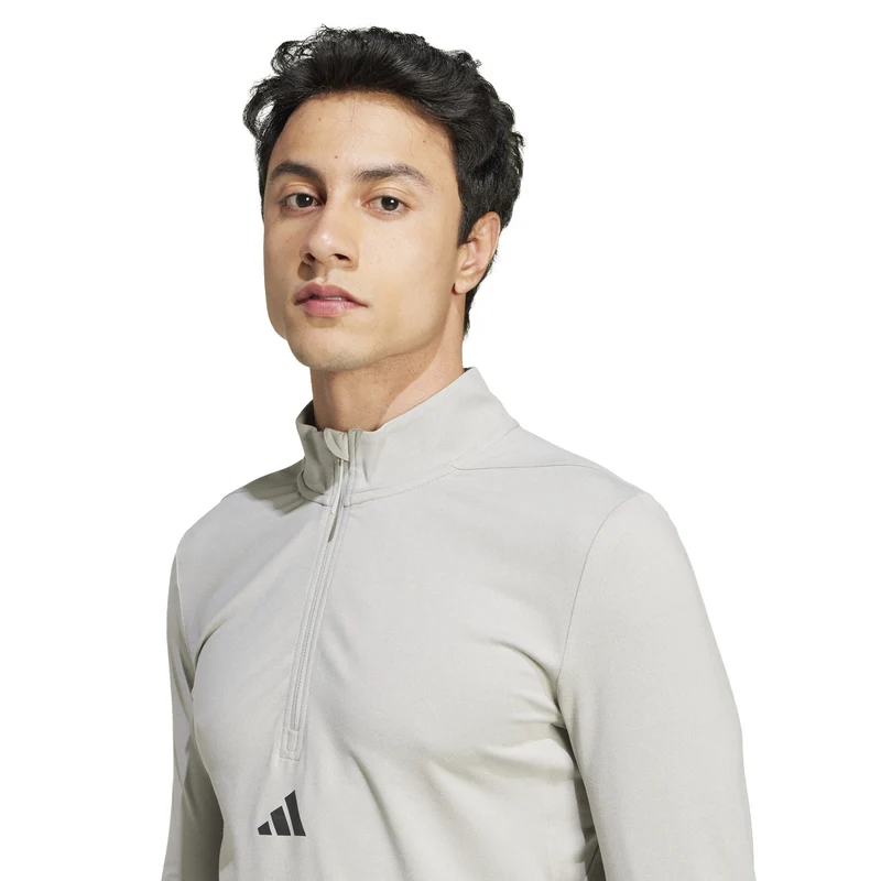 Workout Half-Zip Longsleeve Herren-Grau