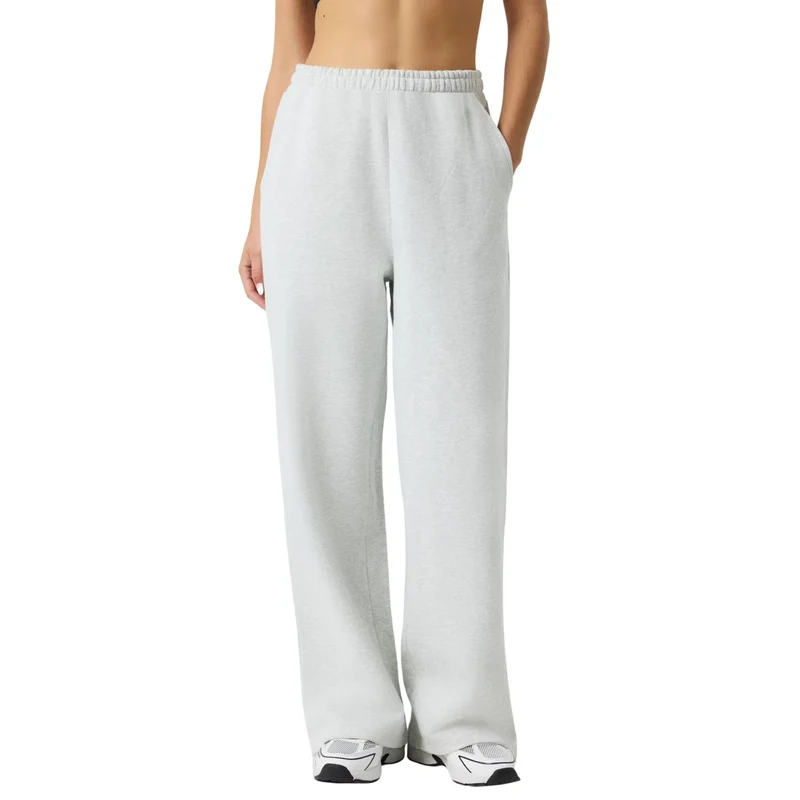 Björn Borg Studio Oversized Straight Sweatpants Ultra Light Grey Melange
