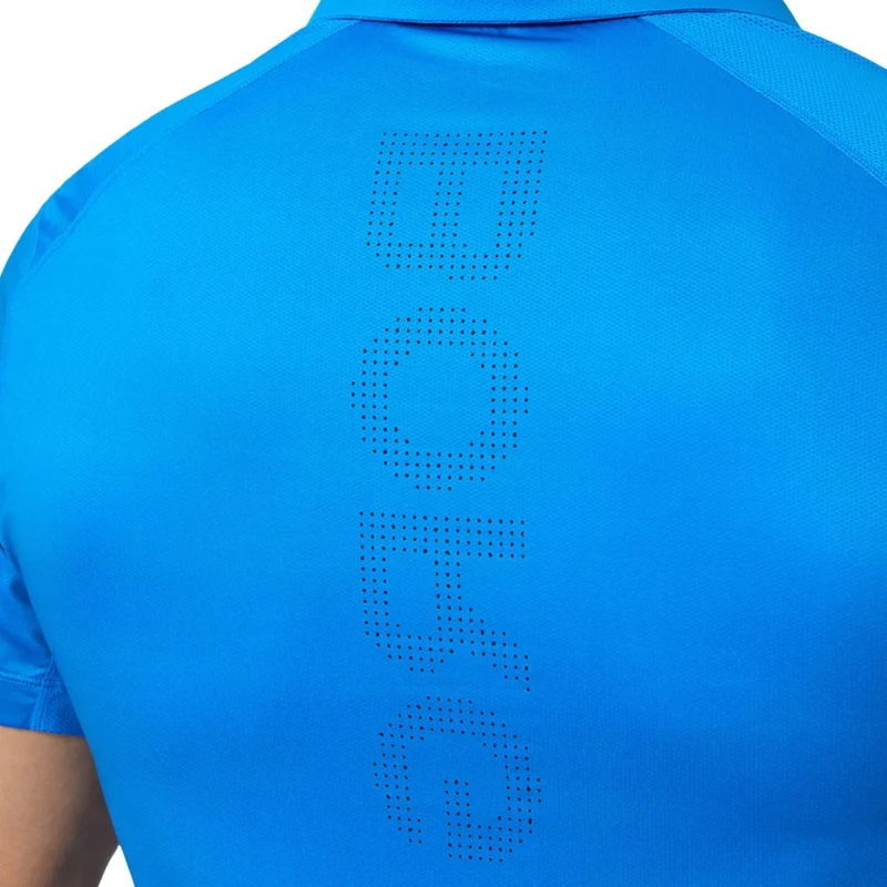 Björn Borg Ace Mesh Panel Polo Shirt Blue