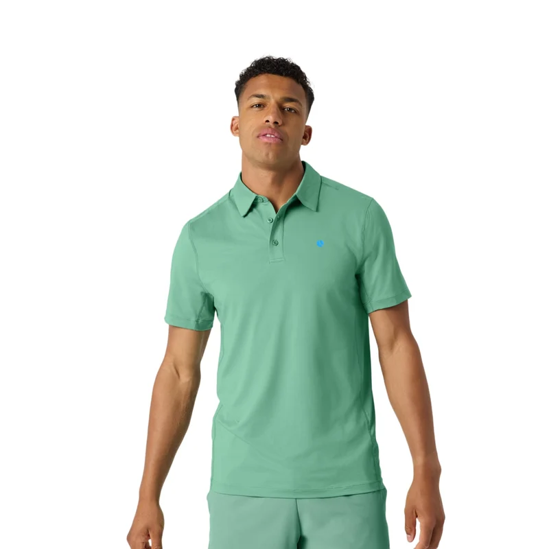 Björn Borg Ace Mesh Panel Polo Shirt Malachite Green