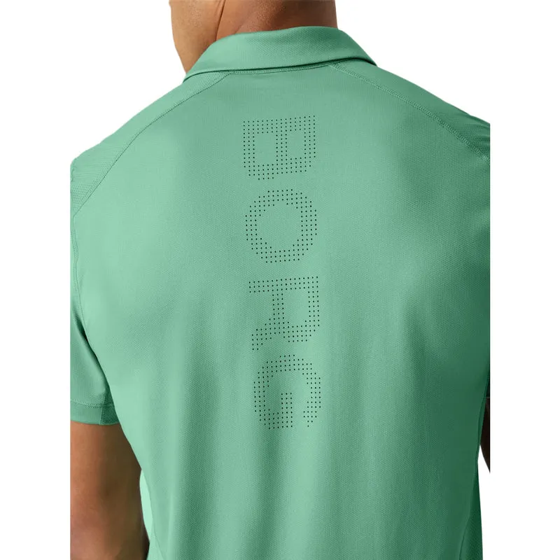 Björn Borg Ace Mesh Panel Polo Shirt Malachite Green