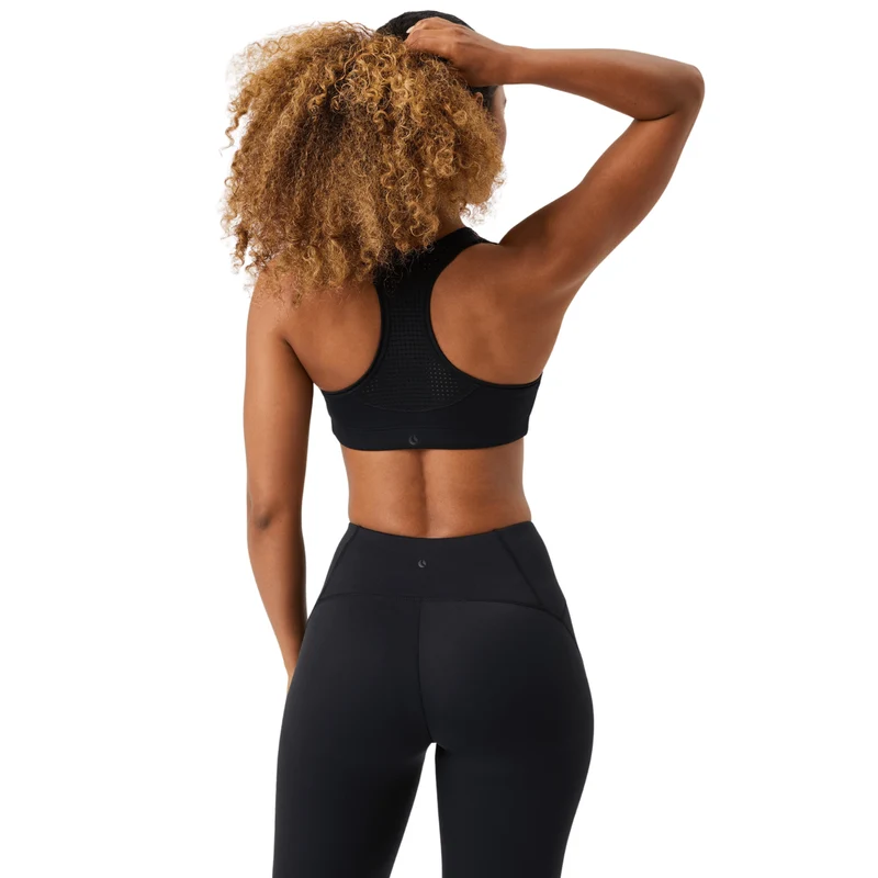 Björn Borg Mid Support Sports Bra Black Beauty