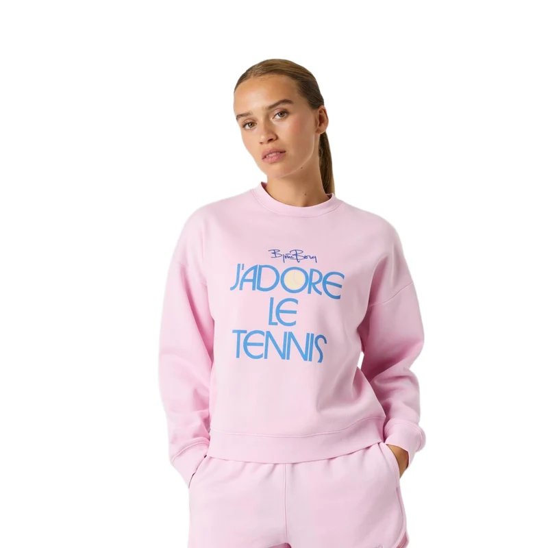 Björn Borg Boyfriend Sweatshirt Pink Lady