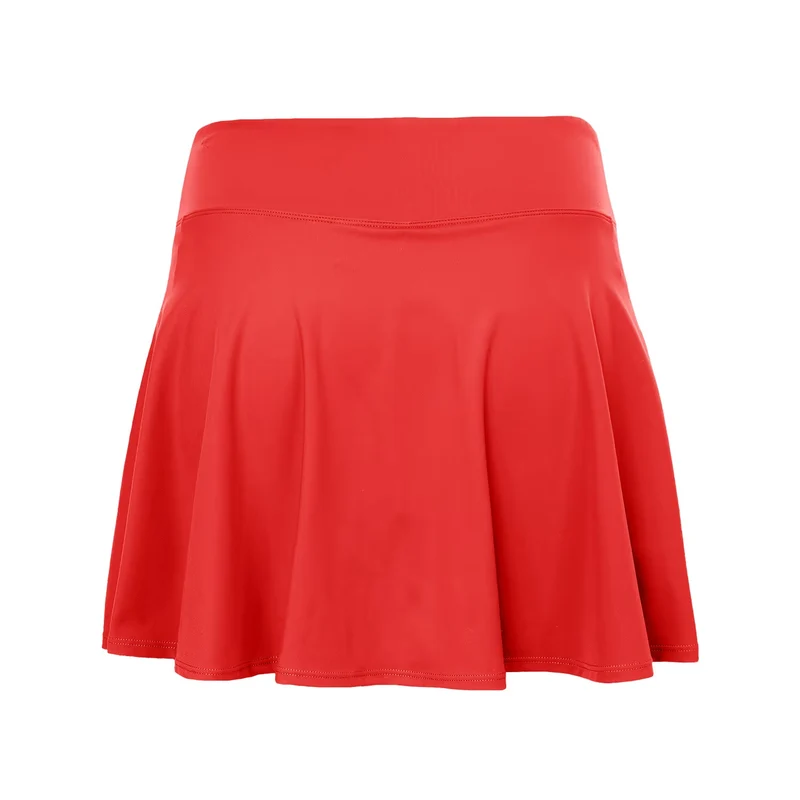 Indian Maharadja Flowing Skirt W Ruby Red