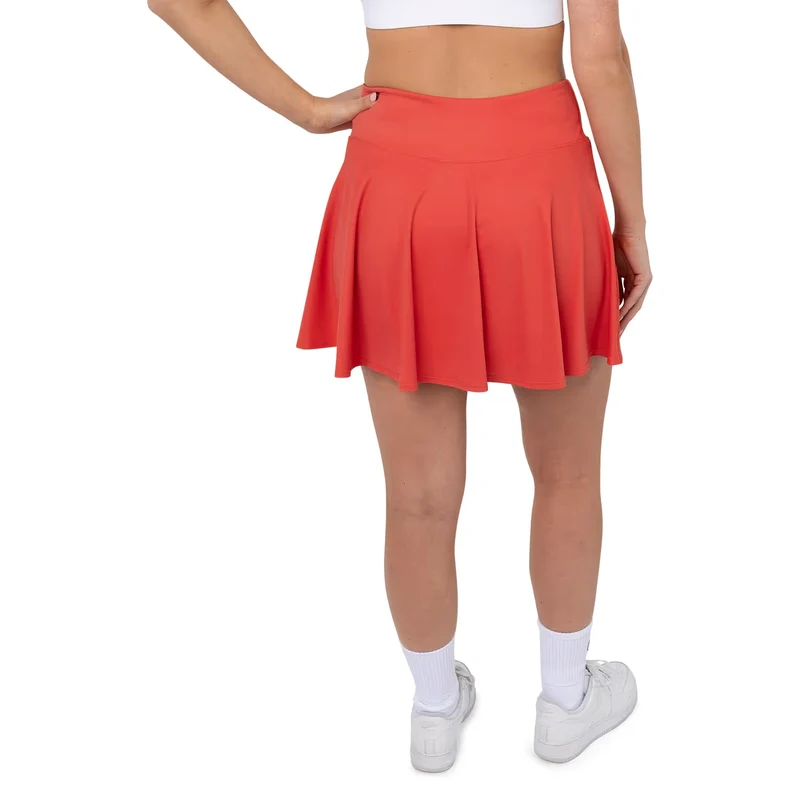 Indian Maharadja Flowing Skirt W Ruby Red