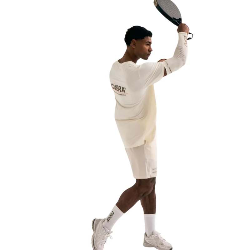 Cuera Active Light Weight T-Shirt Off White/Walnut