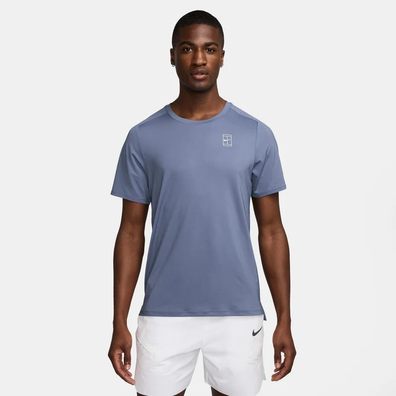 Court Dri-Fit Advantage T-Shirt Herren-Blaugrau