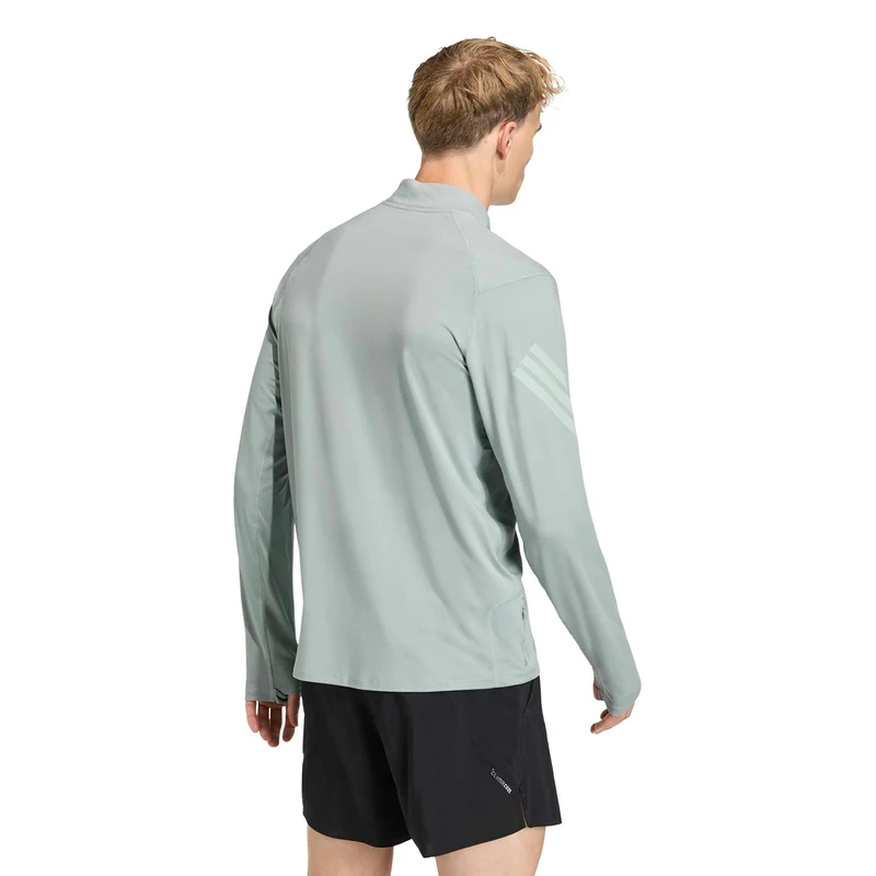 adi365 Zip Laufshirt Herren-mint