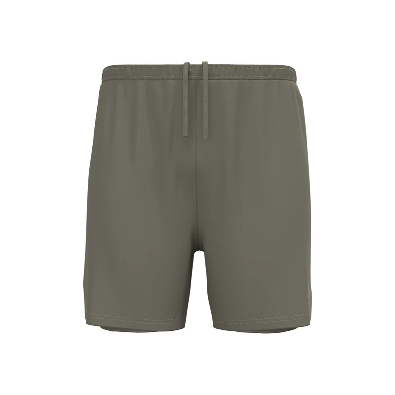 Essential 6in 2in1 Laufshorts Herren-khaki