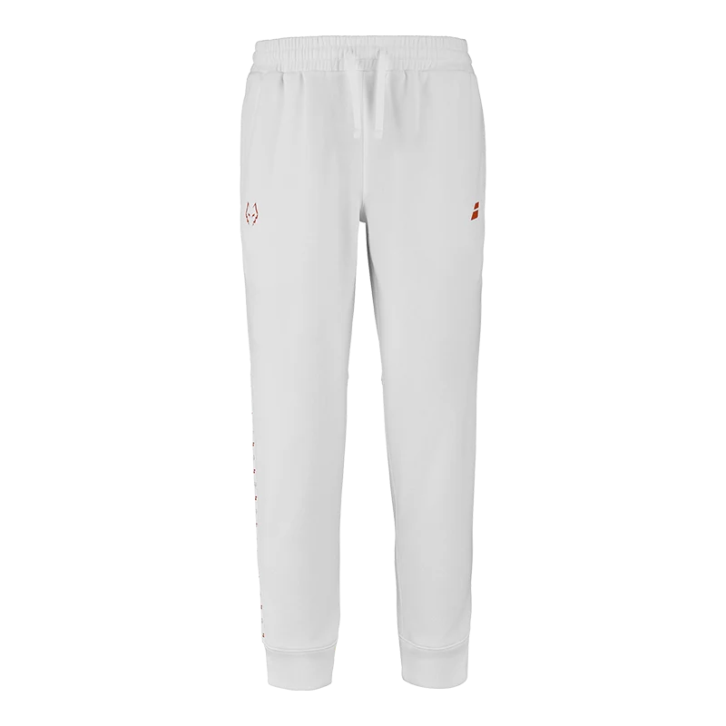 Pantalón Largo Babolat Algodón White/White 2026 J. Lebrón