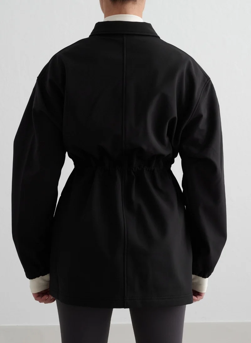 Black Softshell Jacket