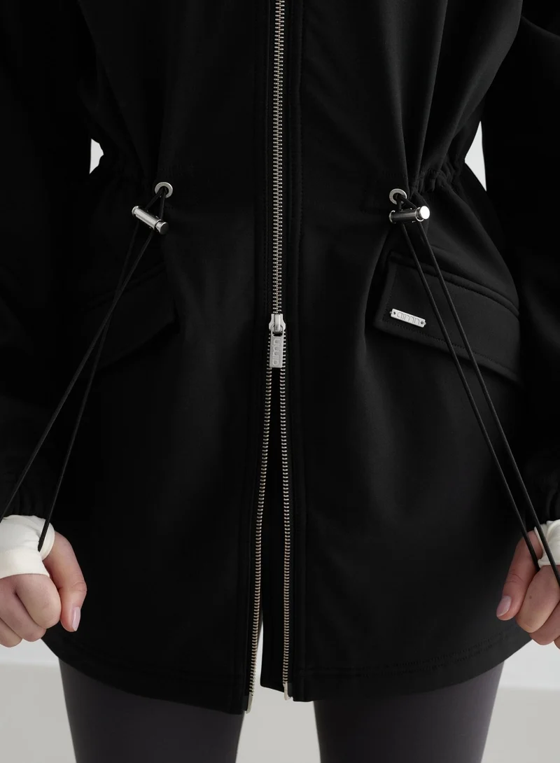 Black Softshell Jacket