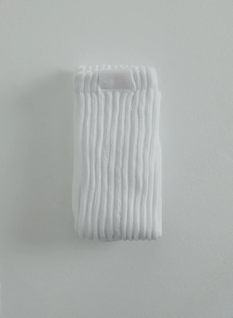 White Slouch Socks