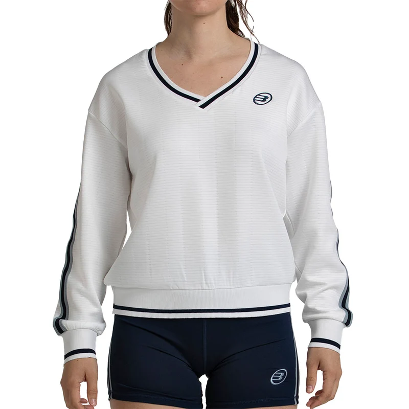 BULLPADEL TRAISER Blanco Mujer (Sudadera)